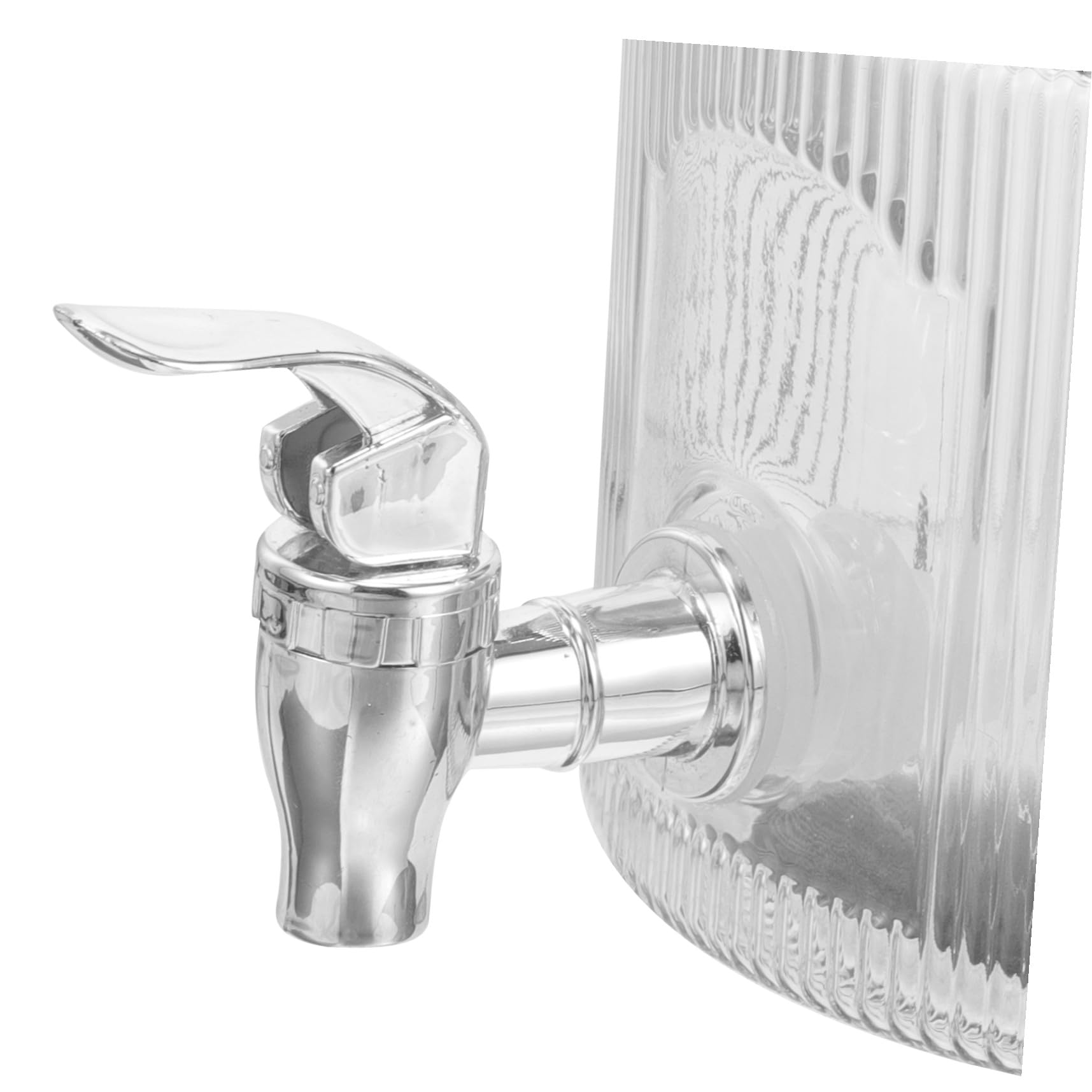 Cabilock Dispensador de Bebidas de Vidrio con Grifo y Jugos Frasco Sellado para Bebidas Refrescantes para Eventos y Reuniones Grandes
