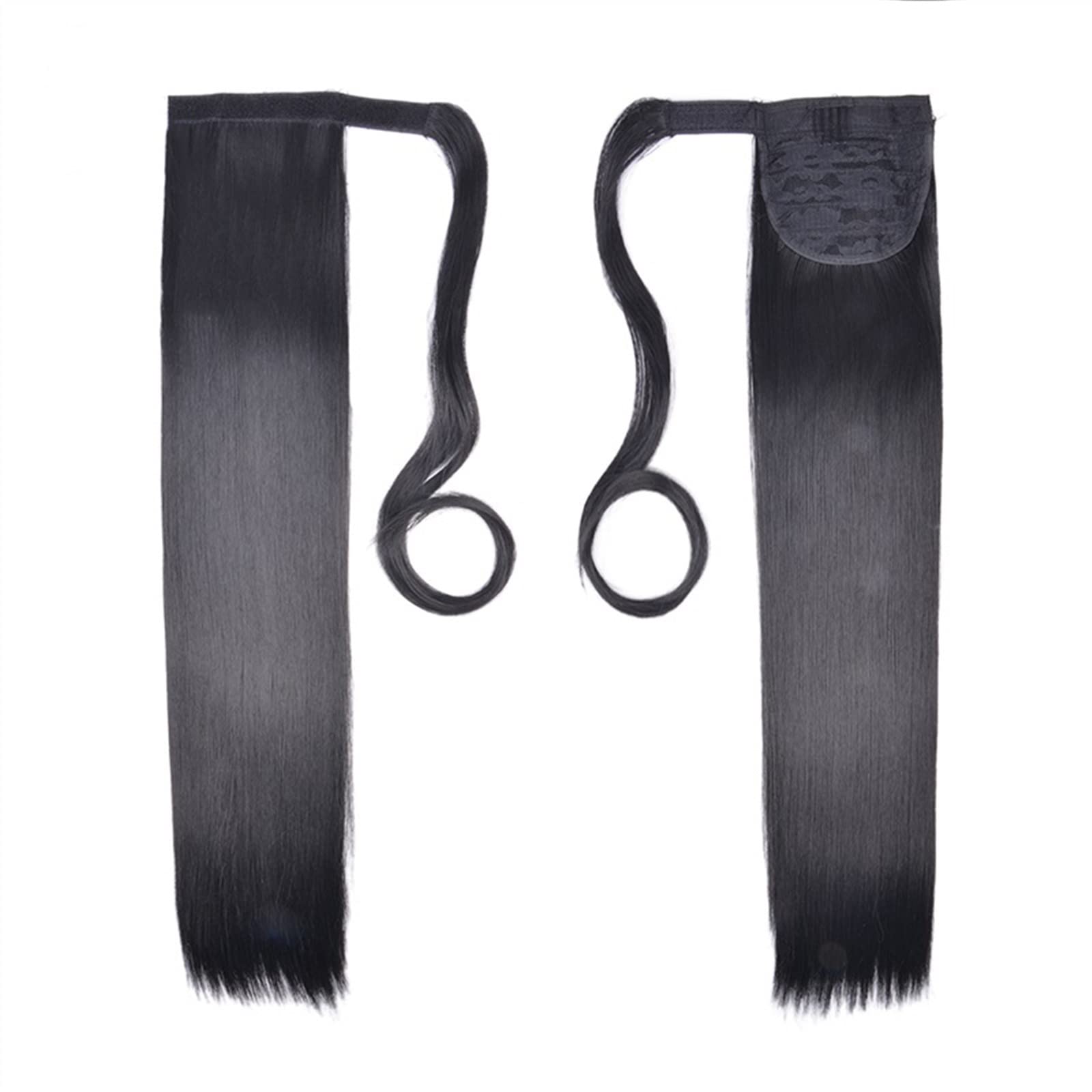 Extensión de la Cola de Caballo Extensión de Pelo de Cola de Caballo sintética Larga y Recta, Extensiones de Cola de Caballo, tocados Naturales, Pelo sintético Ropa Diaria Femenina (Color : Straight
