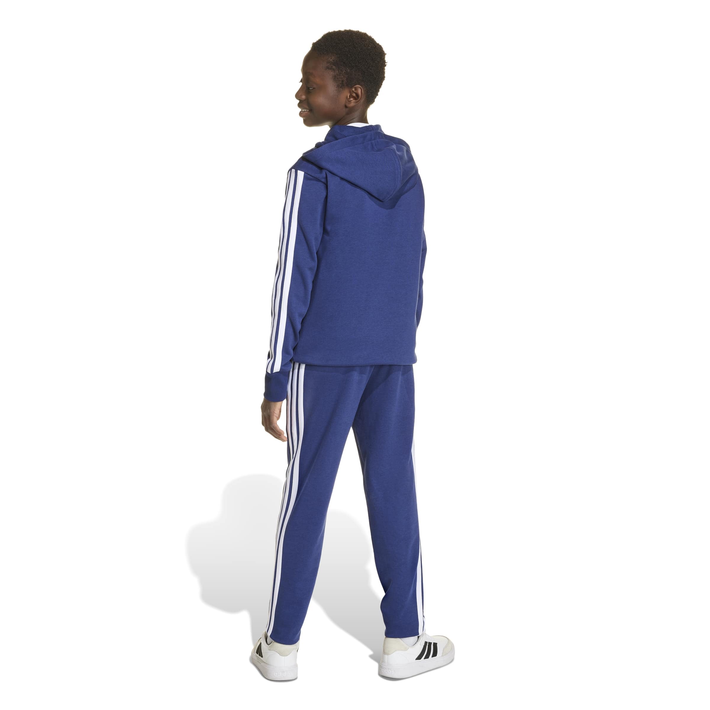 adidas Unisex Kinder Seasonal Essentials Tiberio 3 Stripes French Terry Tracksuit Trainingsanzug