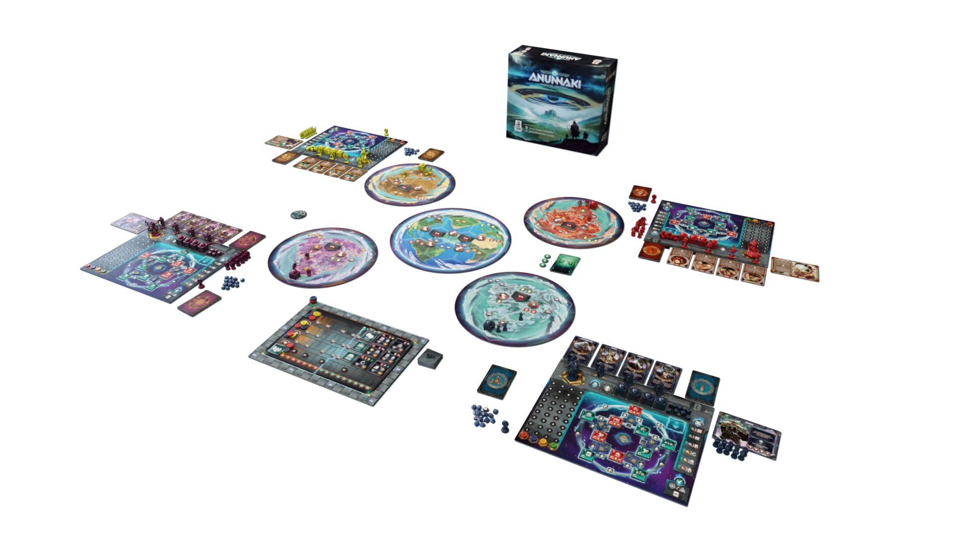 Cranio Creations - Anunnaki Dawn of The Gods, A 4X Eurogame Set In An Ancient Dystopian Past, English Edition
