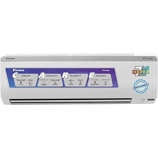 Daikin 1.5 Ton 3 Star Inverter Split AC (Copper, PM 2.5 Filter, Triple Display, Dew Clean Technology, Coanda Airflow, 2024 Model, MTKL50U, White)