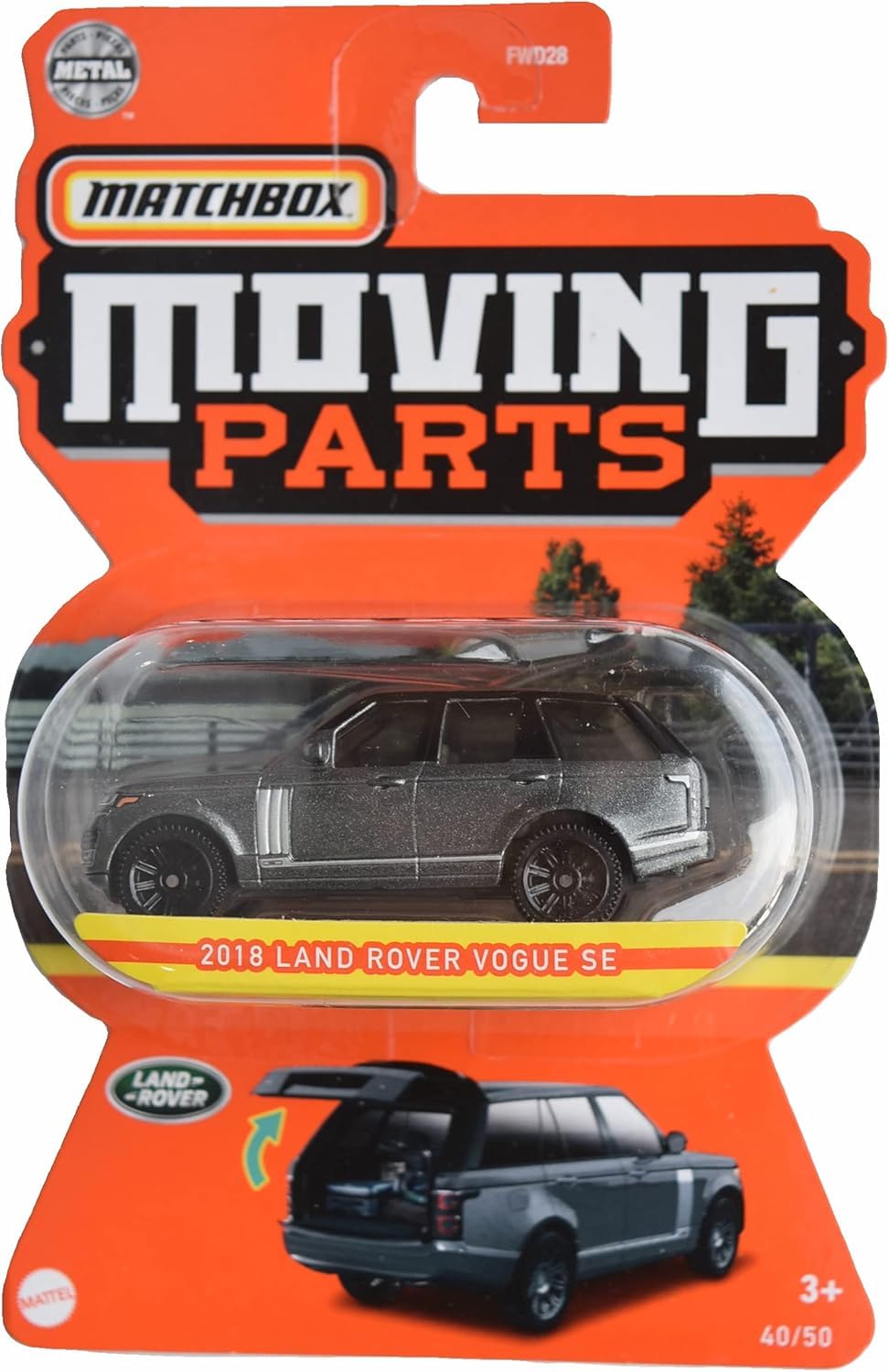 Matchbox 2018 Land Rover Vogue SE, Moving Parts