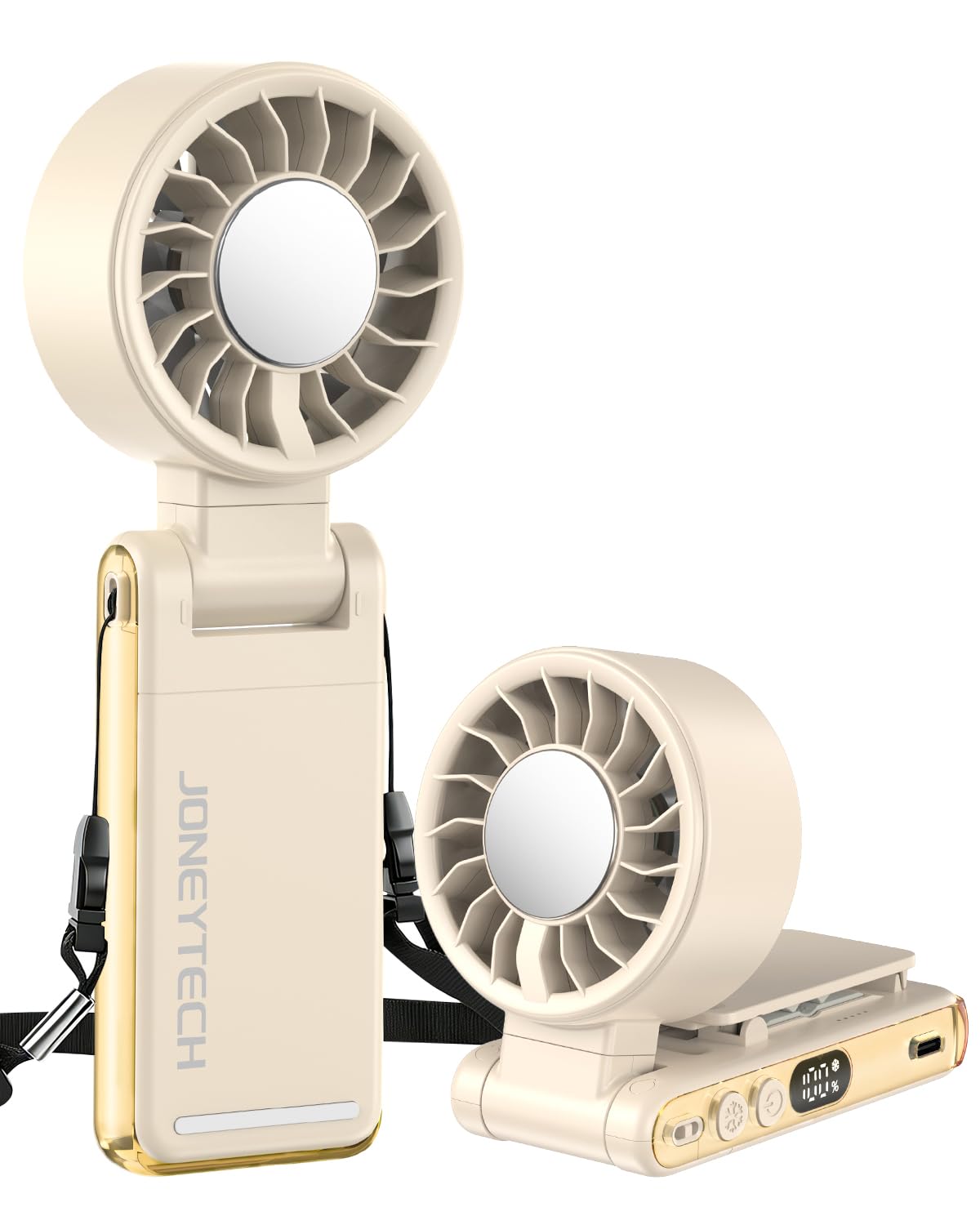 Mini ventilateur turbo portable pliable avec refroidisseur glace pour voyage et bureau