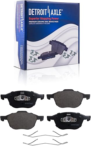 Miniatura 7 de Detroit Axle - Kit de freno para Mazda 3 09-13 3 Rotores de freno deportivos 2006 2007 2008 2009 2010 2011 2012 2013 pastillas de freno de cerámica