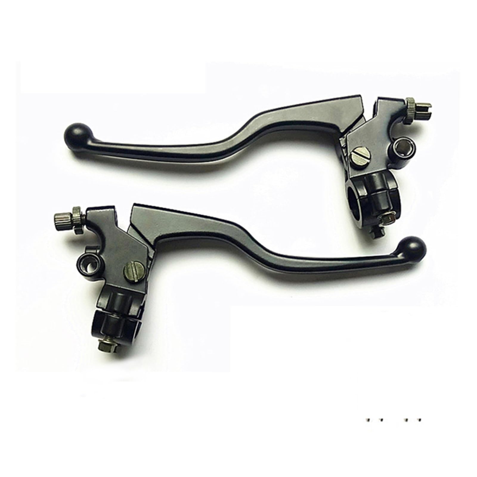 BYSKJZ Motorcycle Brake Clutch 22mm 7/8in Aluminum Alloy Motorcycle Brake and Clutch Lever Handlebar Accessories for Pit Dirt Bike ATV Moto Equipments Parts(1pair)