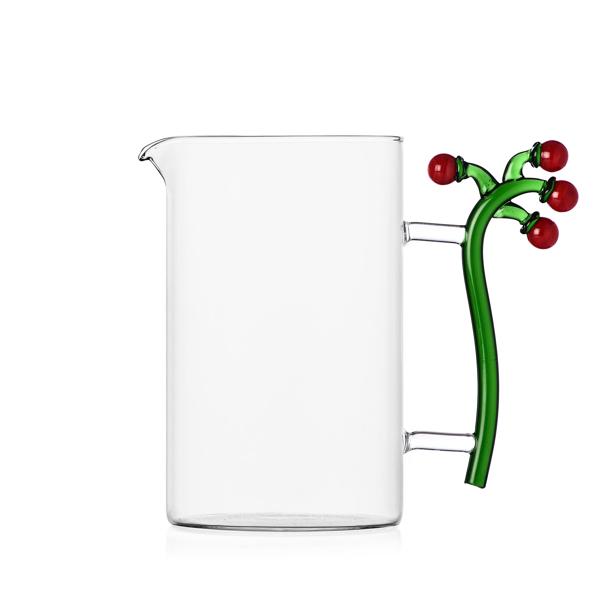 Ichendorf Milano Tomato Pitcher, Vegetables Collection, 150 cl, Borosilicate Glass, Handmade