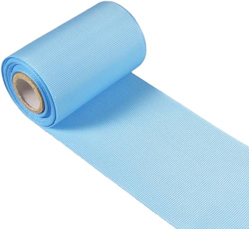 Q-YO Cinta de tela de grogrén de 2.25 a 3 pulgadas para lazo de alegría, envoltura de paquete de regalo, diseño floral, clip para el cabello,