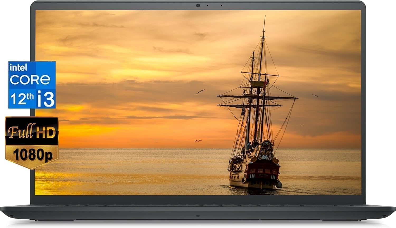 2023 Inspiron 15 3520 Business Laptop, 15.6" FHD Display, 12th Gen Intel Core i3-1215U (6 cores), 8GB RAM, 512GB SSD, Intel UHD Graphics, Wi-Fi 6, Bluetooth, Anti-Glare, Windows 11 Home