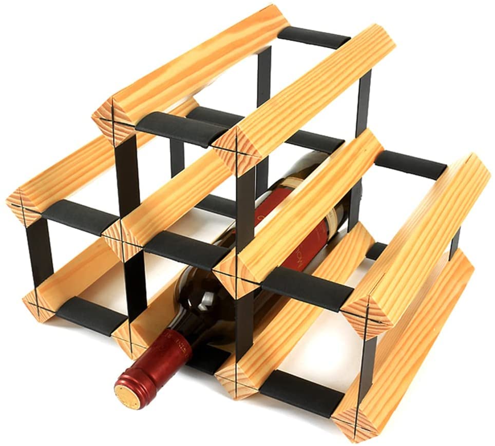 竹製ワインラック 12本用 積み重ね式 良い 積み重ね式 竹製ワイン