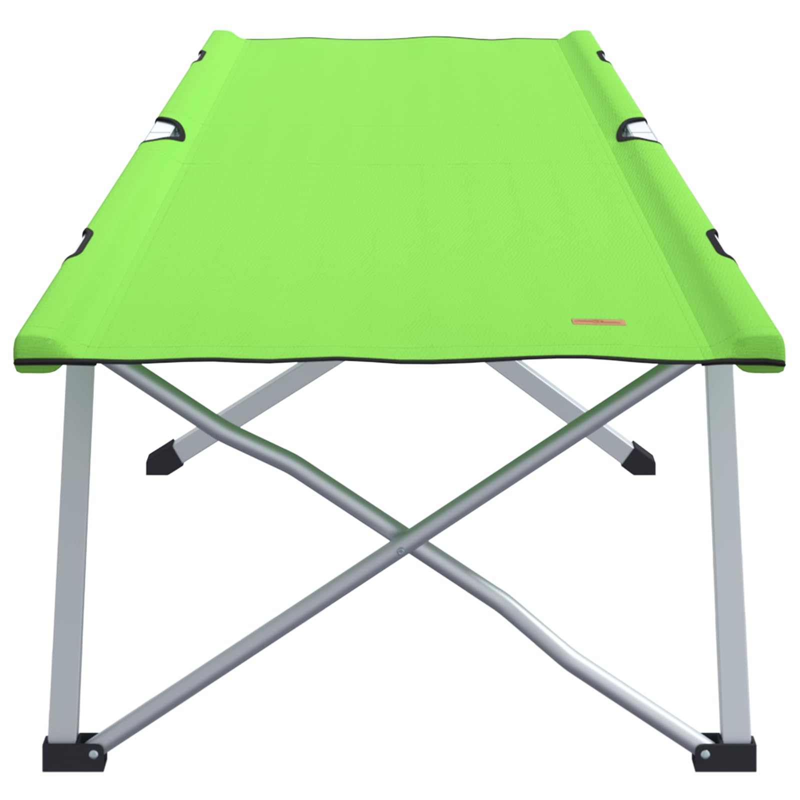 SKM Faltbares Campingbett Dunkelgrün Metall, Stoff Einzel Faltbar,Sportartikel,Outdoor-Aktivitäten,Camping & Wandern,Camping-Möbel,Feldbetten,Grün,6.91KG,42003120