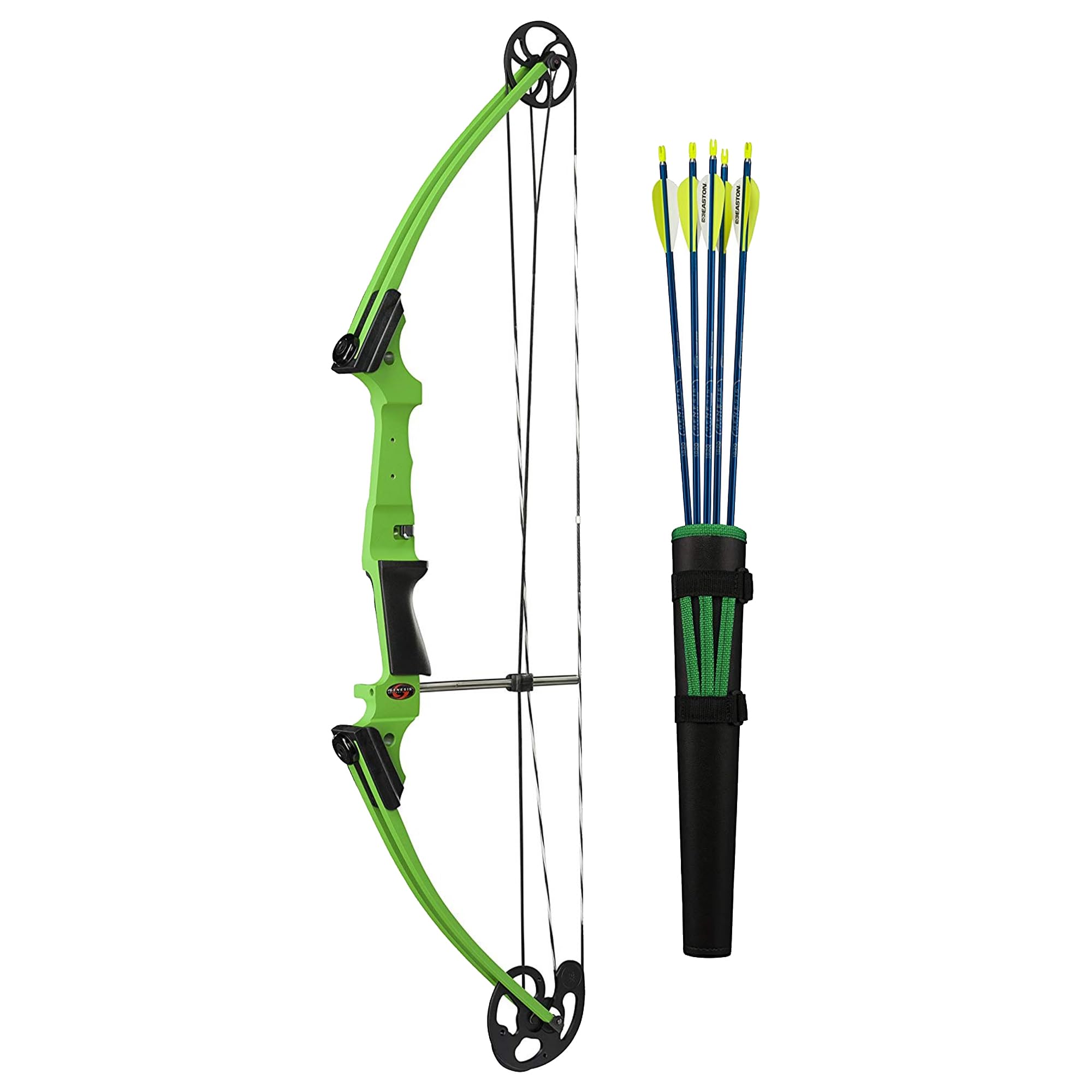 Genesis 3 Pack Original Compound Bow & Arrow Kit- Adjustable Riser, 15