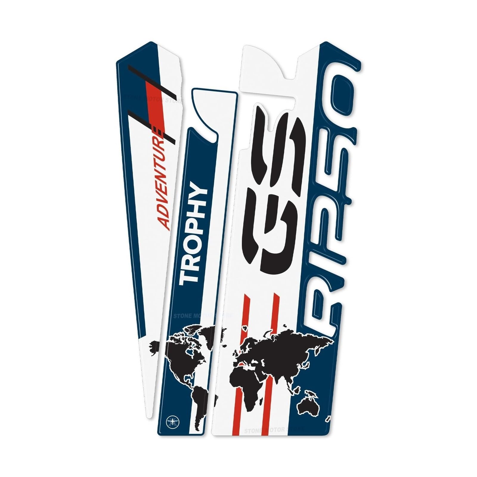 for R 1250 GS Adventure Trophy 2023 Motorcycle Tank Pad Fuel Tankpad Blower Sticker