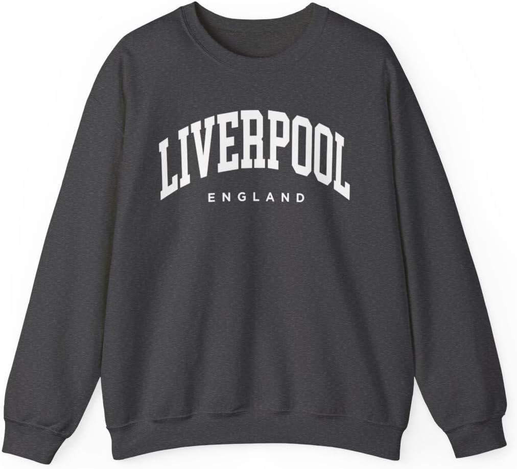 Liverpool England Adult Unisex Crewneck Sweatshirt