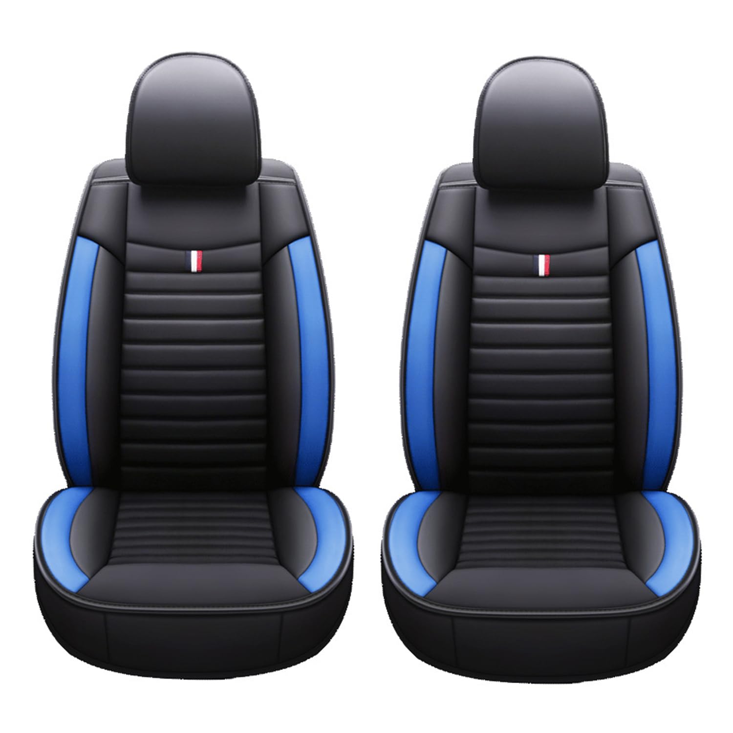 QKXNQGWTW 2 Pieces Car Seat Covers for Audi A6 C7 4G Avant A6 C7 4G Allroad A6 C8 Avant A6 C8, Car Seat Covers Front Waterproof PU Leather, Non-Slip,D