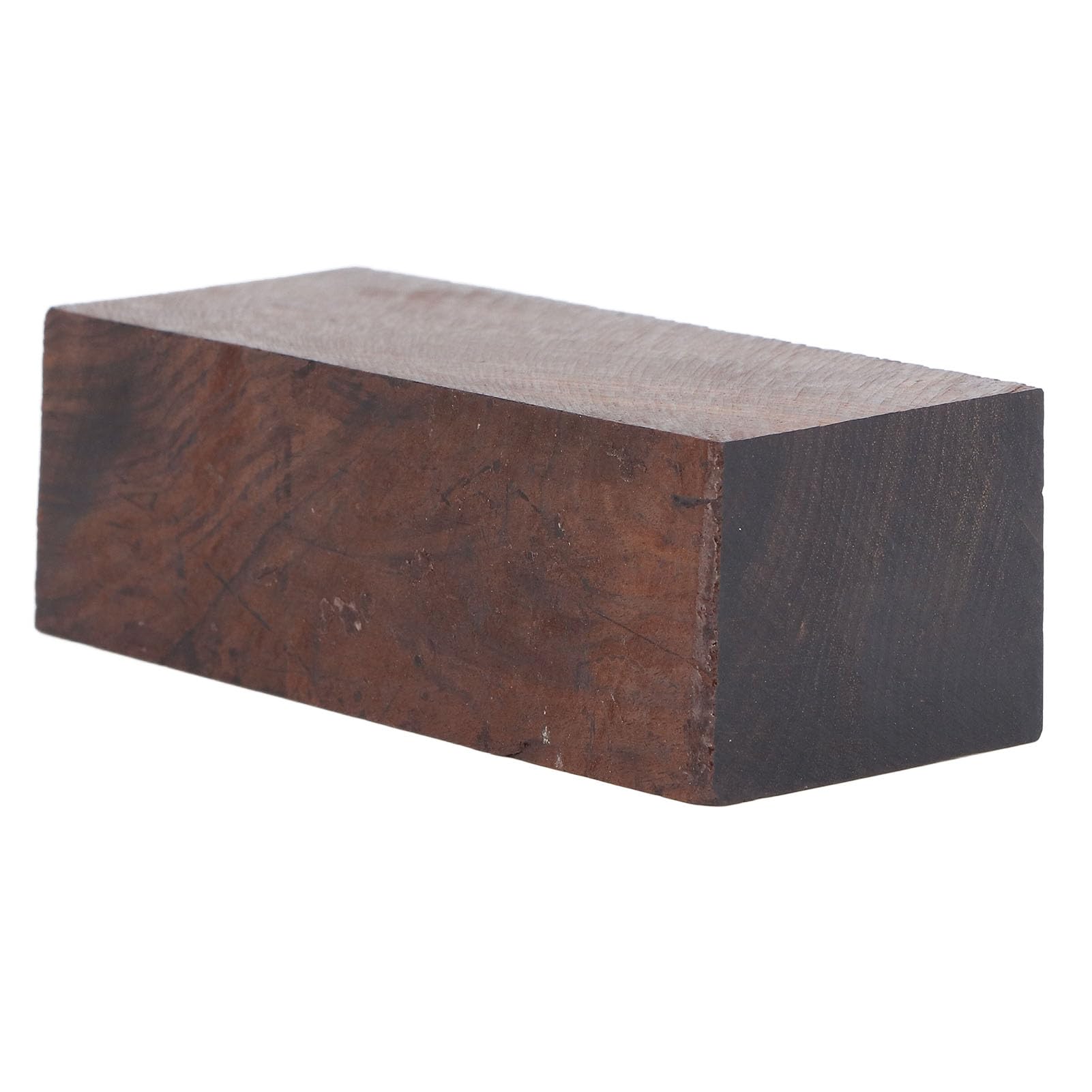 Coshar 2 Pieces Black Ebony Wood Timber Black Ebony Blank Lumber Handl Plate Material For Diy Music Instrument Tools