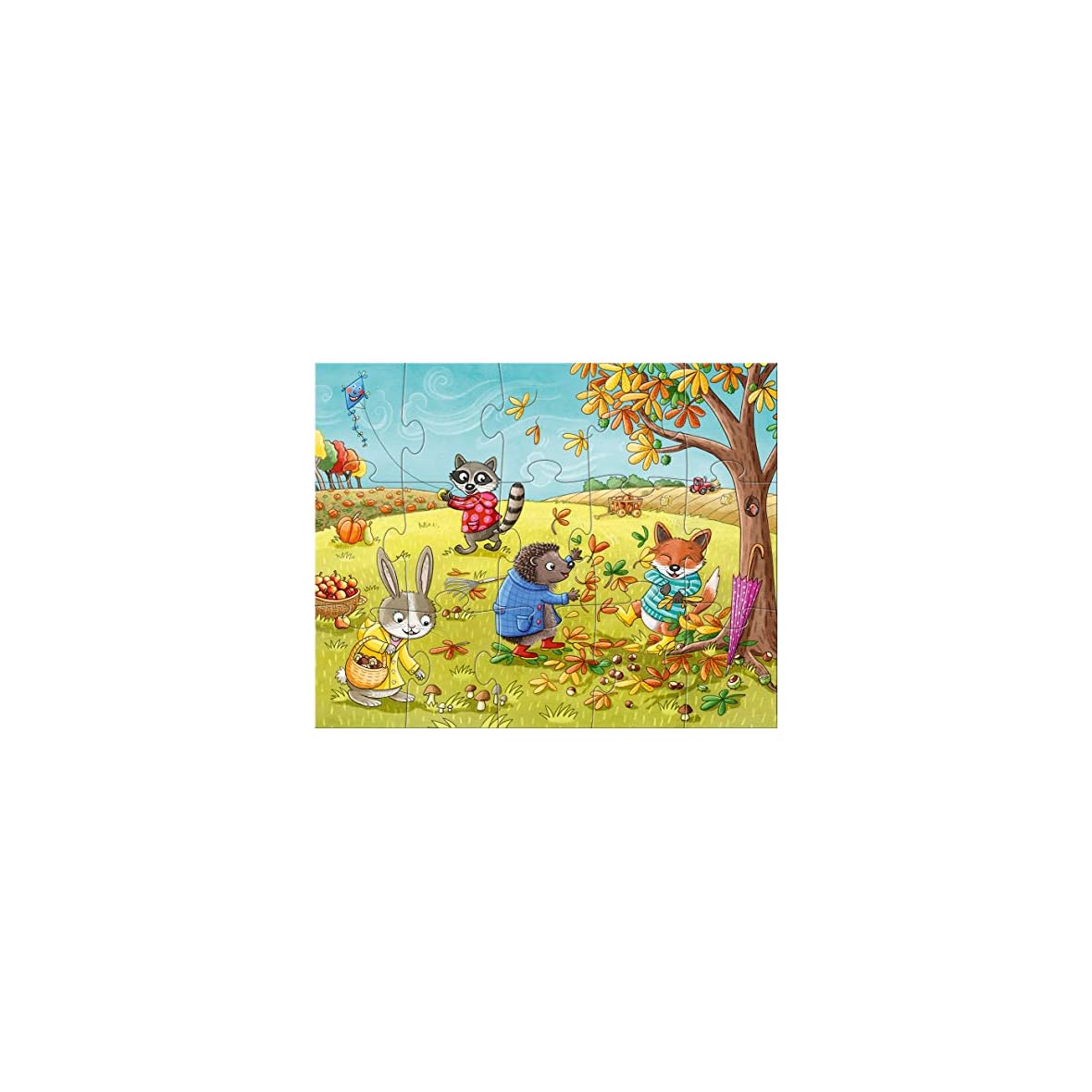 HABA-301888-Puzzles-Las-Cuatro-Estaciones-Puzle-Infantil-Multicolor-301888