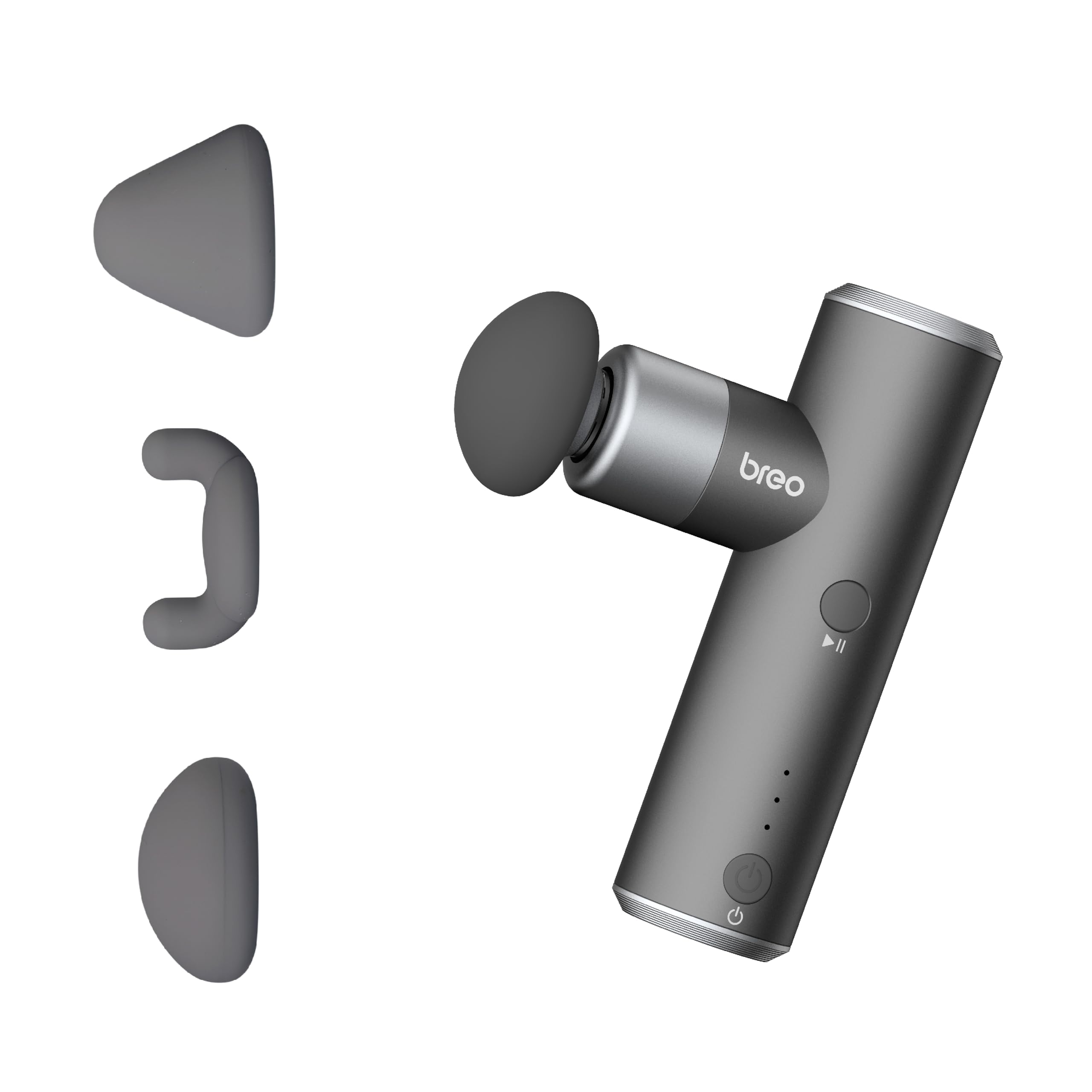 Breo S1 Mini Pistola de Masaje Muscular – Masajeador Muscular Profundo con 24 Cabezales, Regalo para Hombre, Mujer, Papá y Mamá