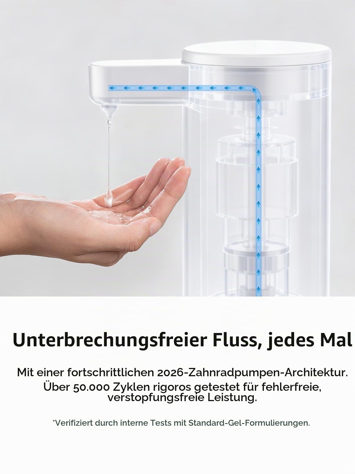 Seifenspender Automatischer Edelstahl Flüssigseifenspender Elektrischer: Seifenspend Automatisch Flüssig mit Sensor Infrarot - USB-C Aufladung Soap Dispenser Set für Bad,Küche, Büro Weiß