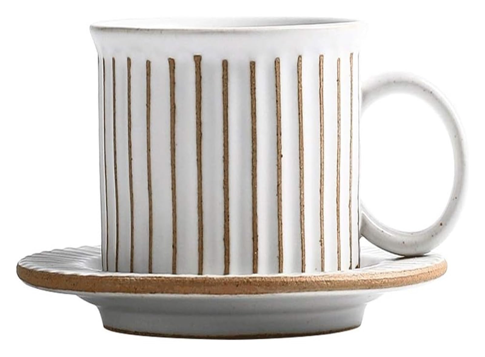 Zestaw filiżanek i spodków do herbaty, kubek ręcznie wykonany ceramiczny zestaw filiżanek do kawy i spodków minimalistyczny styl filiżanki do herbaty i spodki wielokrotnego użytku zestaw kubków 250 g