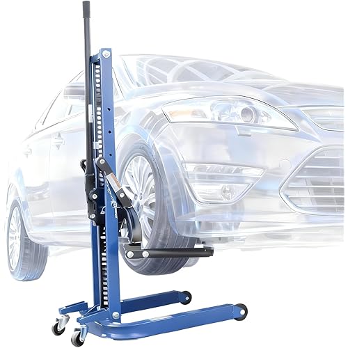 LGYORWAY Portable Car Lift, Single Post Mobile Type, Supports Vehicles Up to 8800 LBS, Multi-Functional for Cargo Handling, Car Lift for Garages and Home or Outdoor, 24-Month Parts Replacement