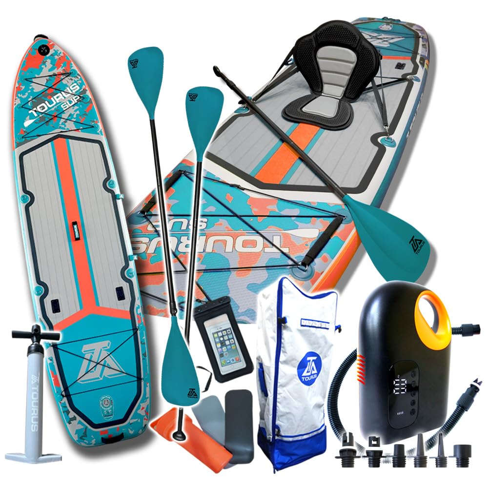 Amazon | TOURUS スタンドアップパドルボード 電動エアーポンプ セット