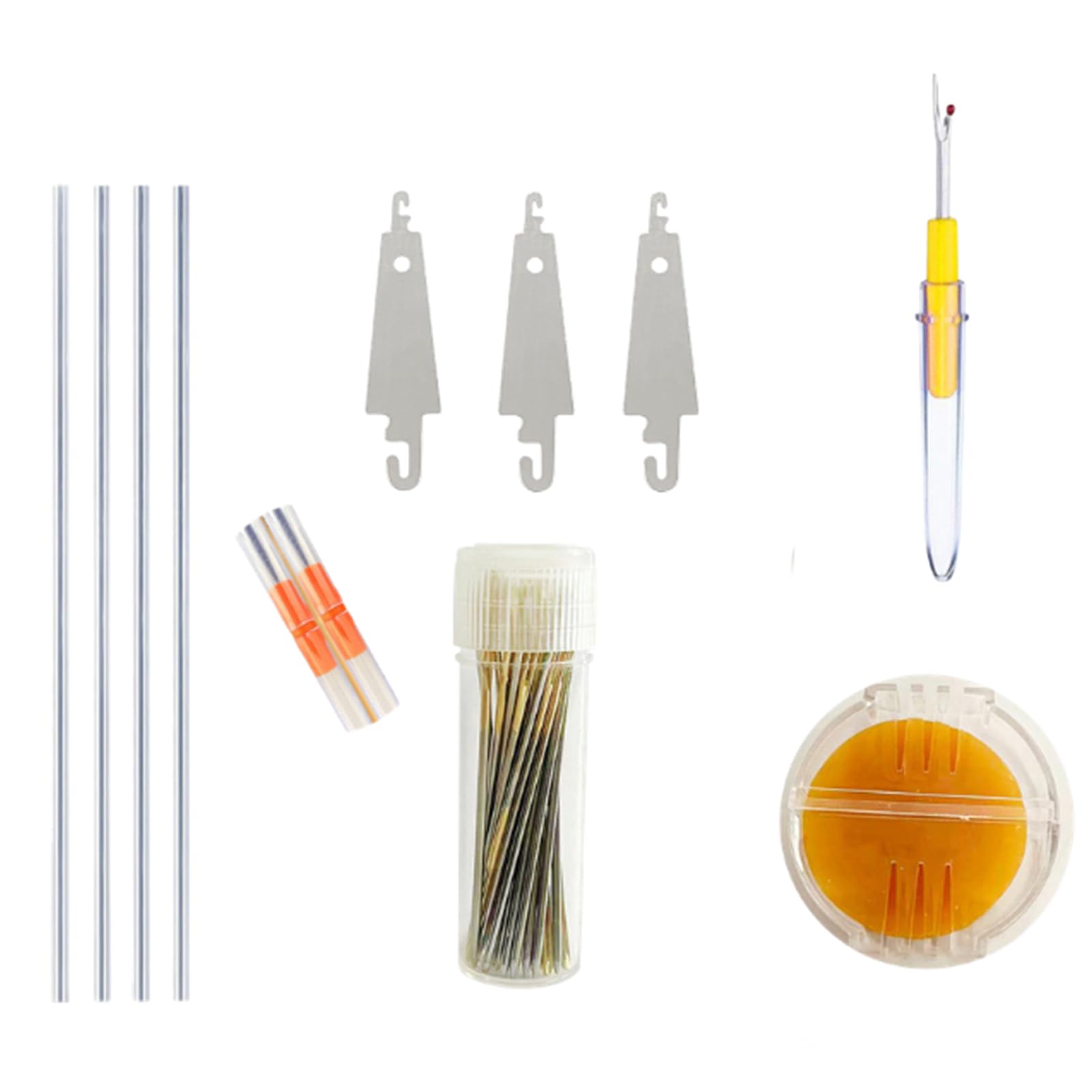 Portable Sewing Supplies Accessories Sets Includes Seam Ripper and Needle