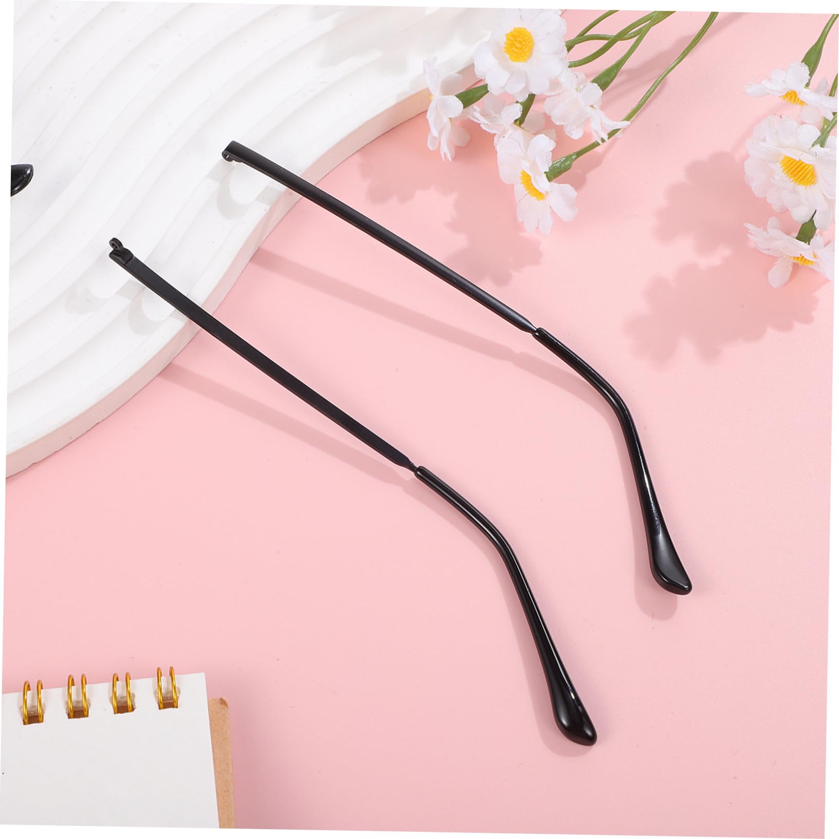 Healifty 1 Paire Jambes De Lunettes Branches De Lunettes De Soleil Bras à Pièces De Rechange Pour De Soleil Hommes Et Femmes Accessoires Charnière Métal