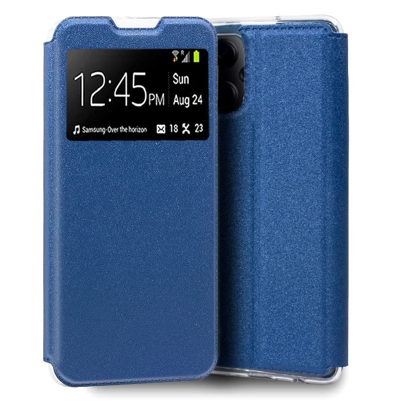 Cool Flip Cover for Xiaomi Redmi Note 12 Pro/Poco X5 Pro Smooth Blue