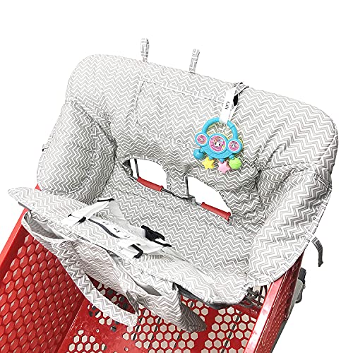 Hivvi SYESCC Portable 2-In-1 Grocery Cart Seat Cover And Baby Highchair Cover  thumb #1