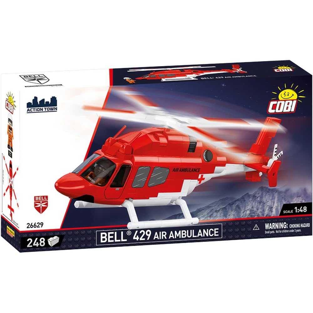 Cobi-26629 Bell 429 - Air Ambulance Scale 1:48 Helicopter 257pcs