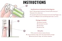 Vista 9 de Burcica 4PCS Controllers for Gamecube, with 4 Extension Cables and 4-Port USB Adapter for Switch PC Wii U Console (Black,Orange,Purple,Silvery)