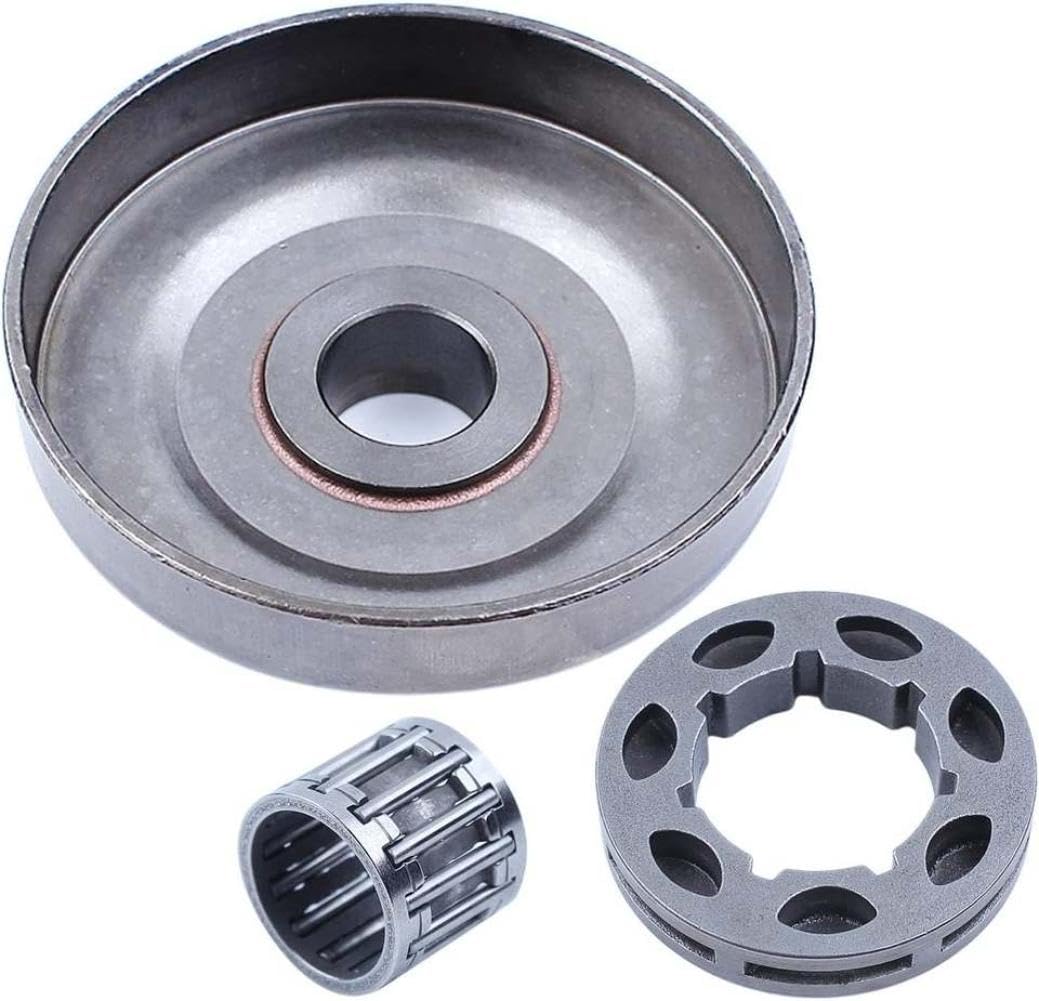 Kette Kupplung Trommel Kettenrad Felge Nadelkäfig 3/8 Zoll 7T kompatibel mit 445 450 E 345 340 346XP 350 351 353 Kettensäge