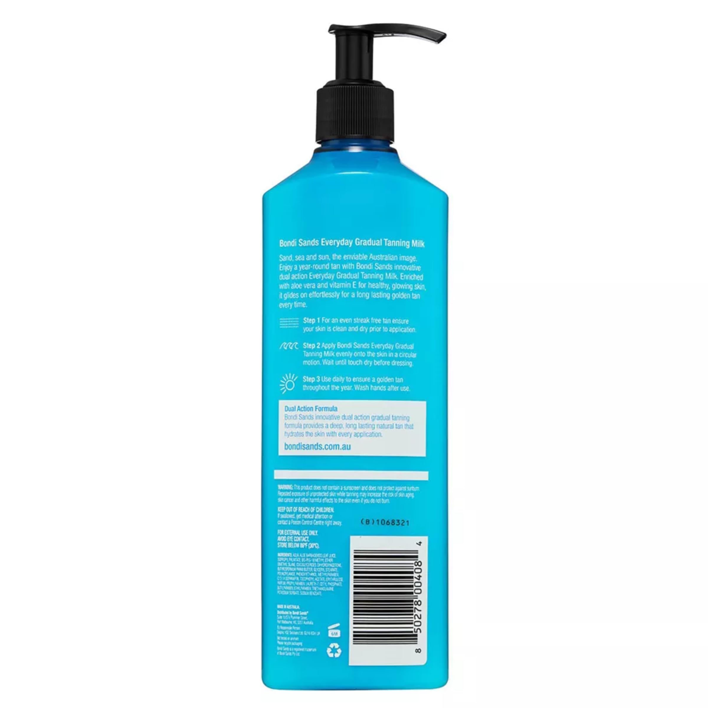 Everyday Gradual Tanning Milk, Loción Vegano 375 Ml, Blanco