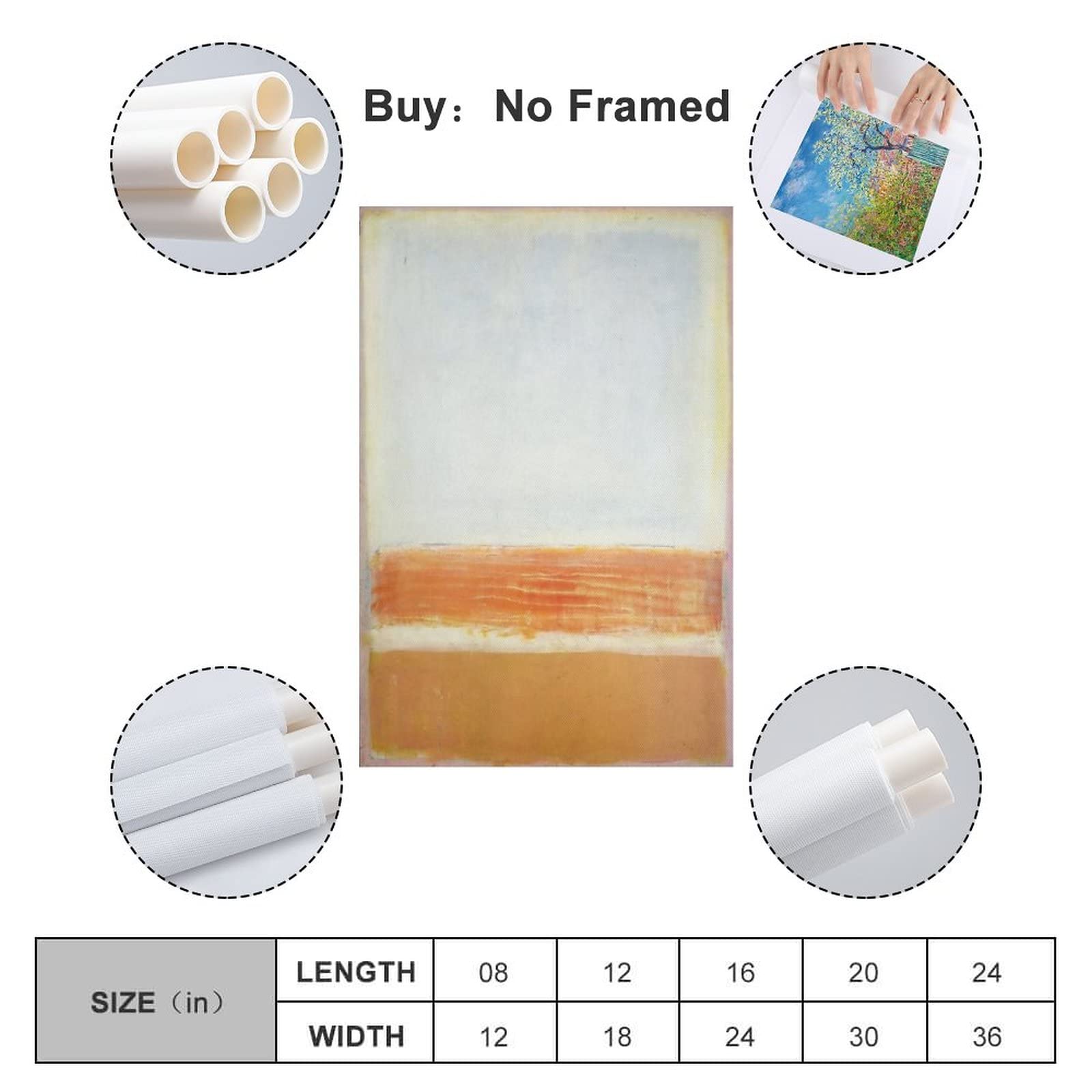 マーク・ロスコ3 Amazon.co.jp: Gold Yellow Orange Yellow 1968 by マーク