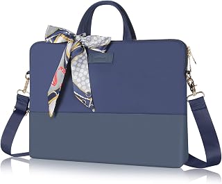 Kamlui Laptop-Tasche 15,6 Zoll - Tasche PU Frauen Notebook-Tasche Computer Schultertaschen