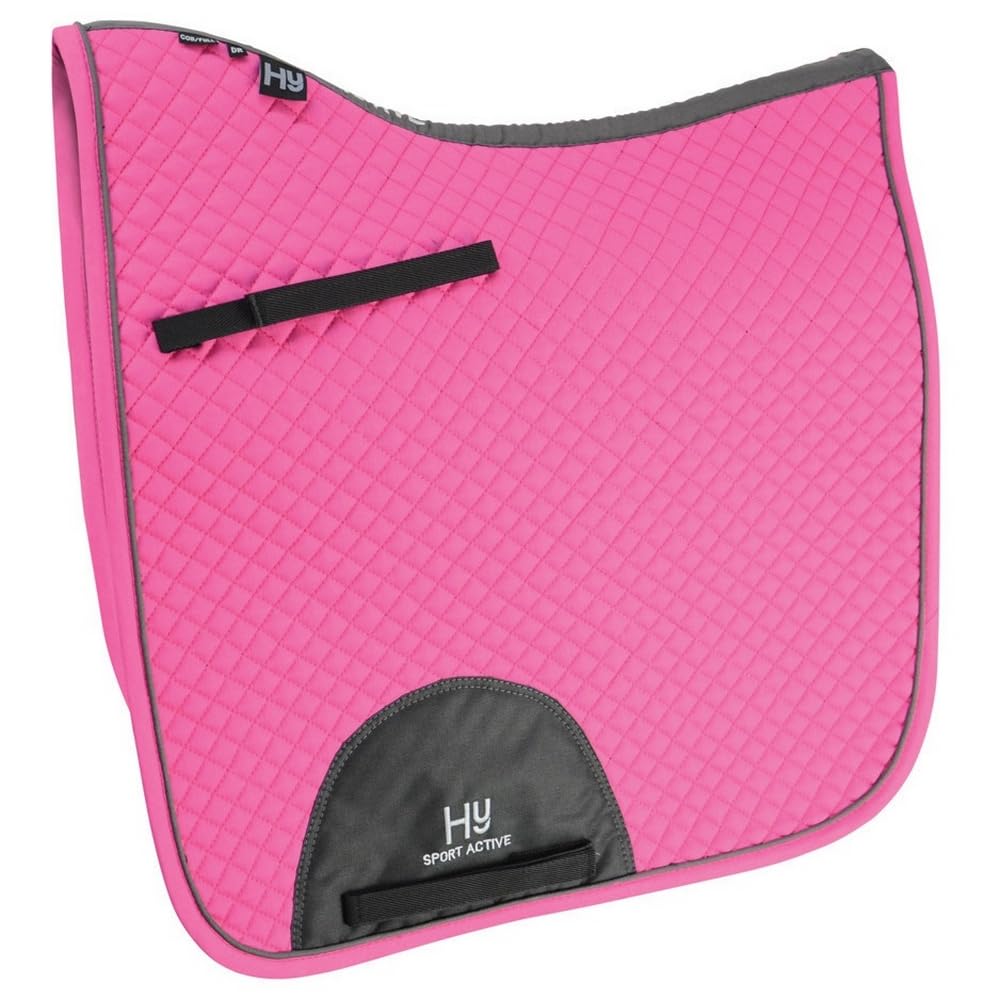 Hy Sport Active Men's Cobalt Pink Horse Dressage Saddlepad (Cob/Full) (Cobalt Pink)