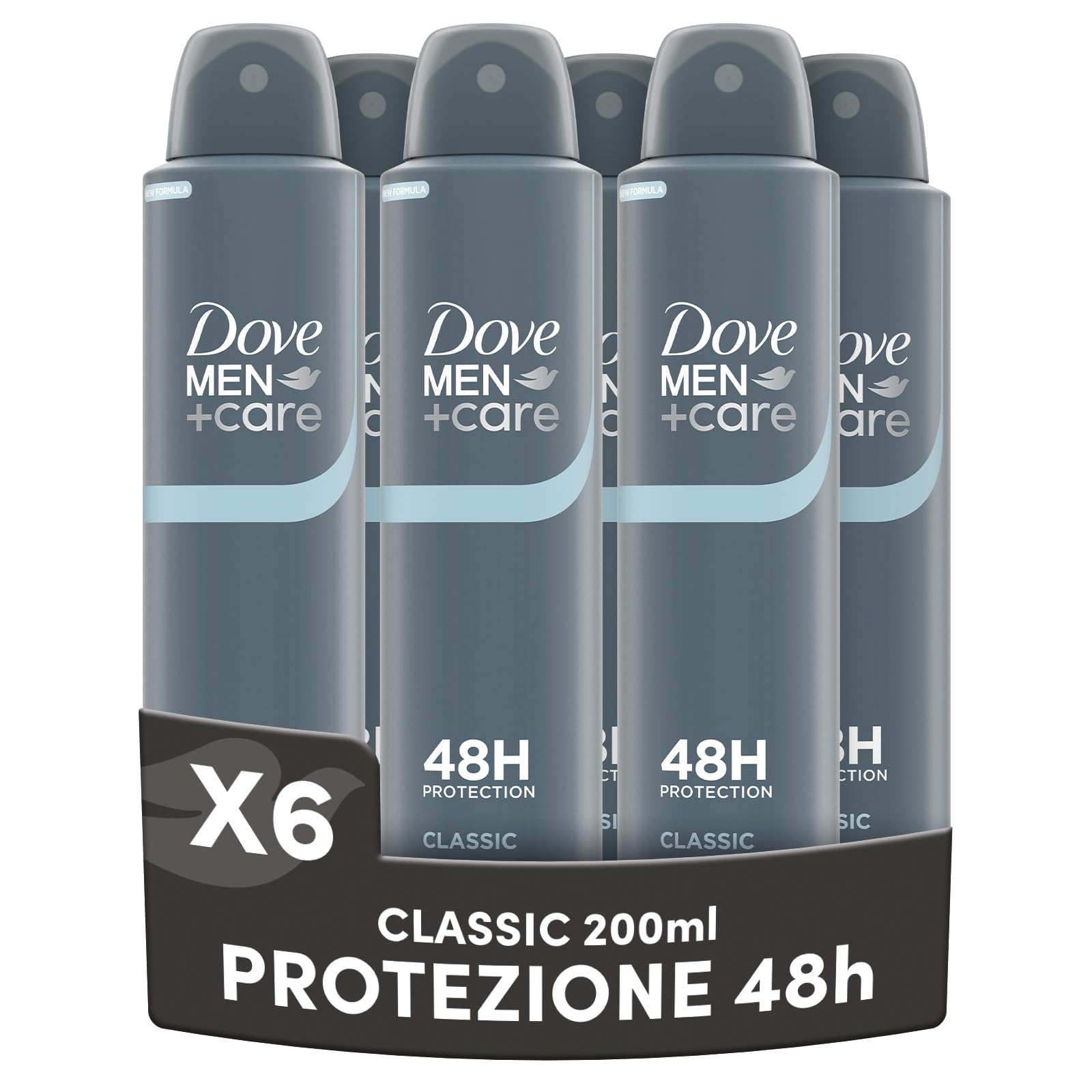 Dove Men+Care Deodorante Spray Classic 6x200ml