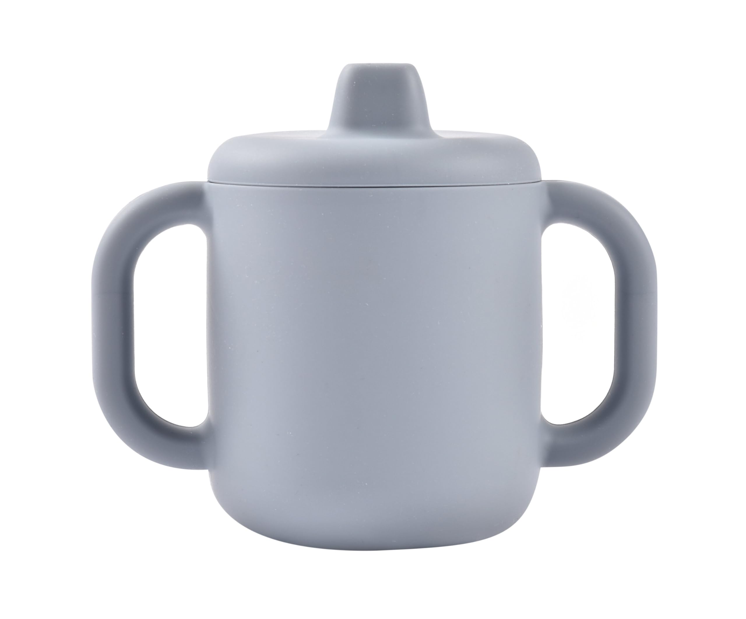 Beaba Silicone Training Cup, Toddler Cups with Leakproof & Removable Lid, Soft Tip, Food-Grade Silicone, Wide Ergonomic Handles for Easy Grip, BPA Free, 8m+, 170ml, Pebble-image-31