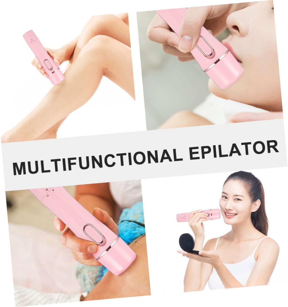 USB Rechargeable Hair Removal Machine for Women – Eyebrow Shaping Nose Hair Trimmer Shaver – Waterproof Portable for Sensitive Skin