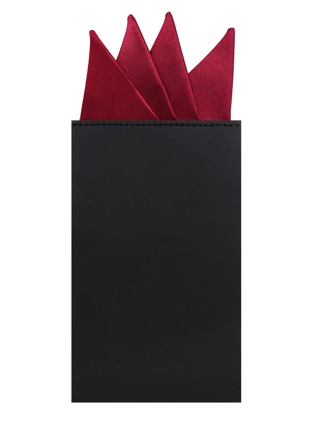 Luckyvestir Pocket Squares for Men Prefolded, Mens Handkerchiefs on Card, White Black Pocket Square for Suit Jacket Tuxedo