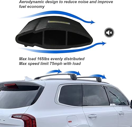 Vista 21 de Snailfly Barra transversal mejorada para Hyundai Santa Cruz SE SEL Premium Night Limited 2021-2025 portaequipajes superior de carga barra transversal
