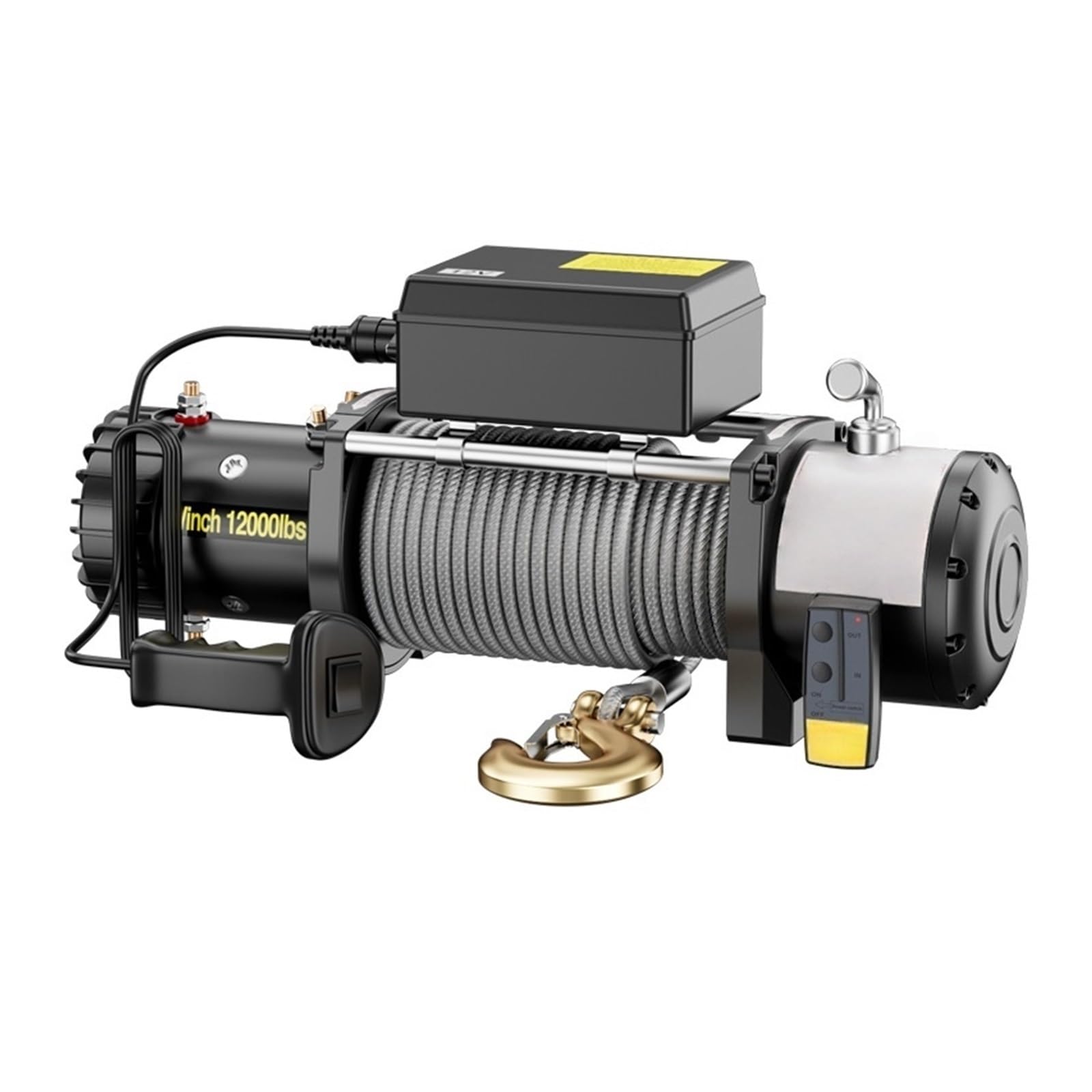 12v24v6m Telecomando Senza Fili Tensione Orizzontale 900-1300kg Veicolo Verricello Elettrico Piccola Gru Auto Paranco Elettrico Telecomandato Verricello
