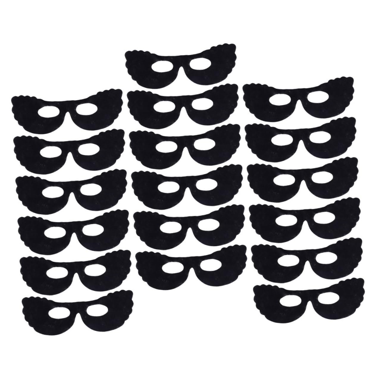 TOVINANNA Eye Mask Bulk 100 Sheets Bamboo Charcoal Fiber Moist Heat/cooling Eye Compress Skin Care Disposable