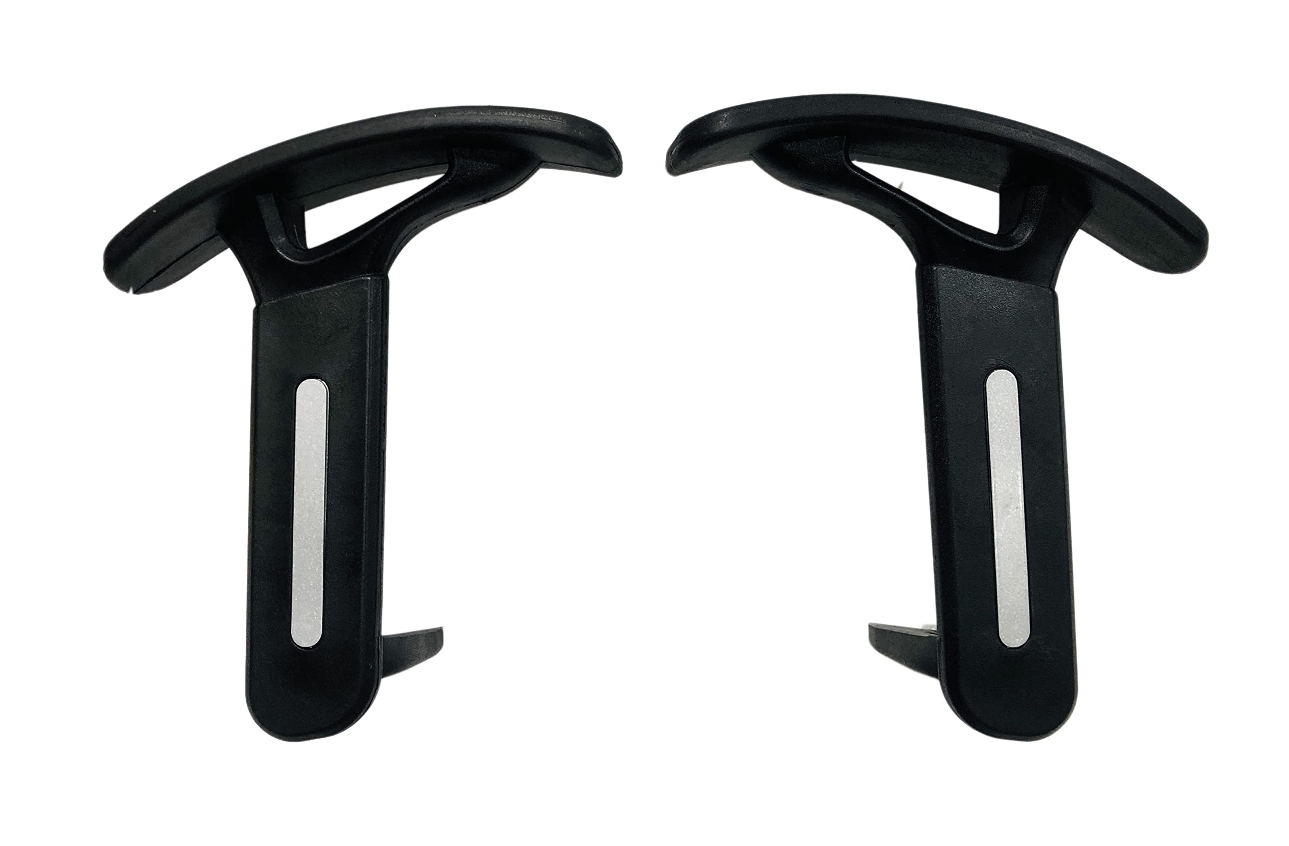 SCHOOL FURNITURE Office Study Visitor Revolving Chair Parts Handle Heavy Design (Sonic)(One Set- 2 Piece Left & Right) with nut Bolts and Keys fit to Every Chair