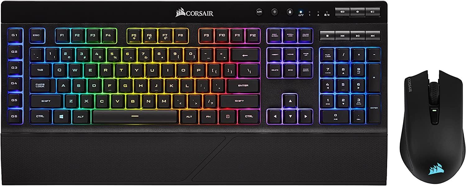 Amazon.com: CORSAIR WIRELESS Gaming Combo - K57 RGB Keyboard