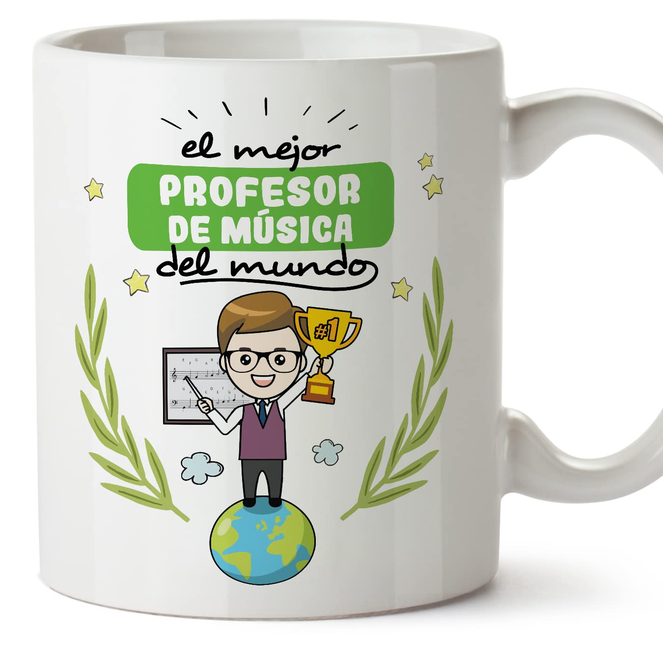 MUGFFINS Taza Fisioterapeuta Hombre (Mejor del Mundo) - Regalos Originales y Divertidos de Fisioterapia — view 152