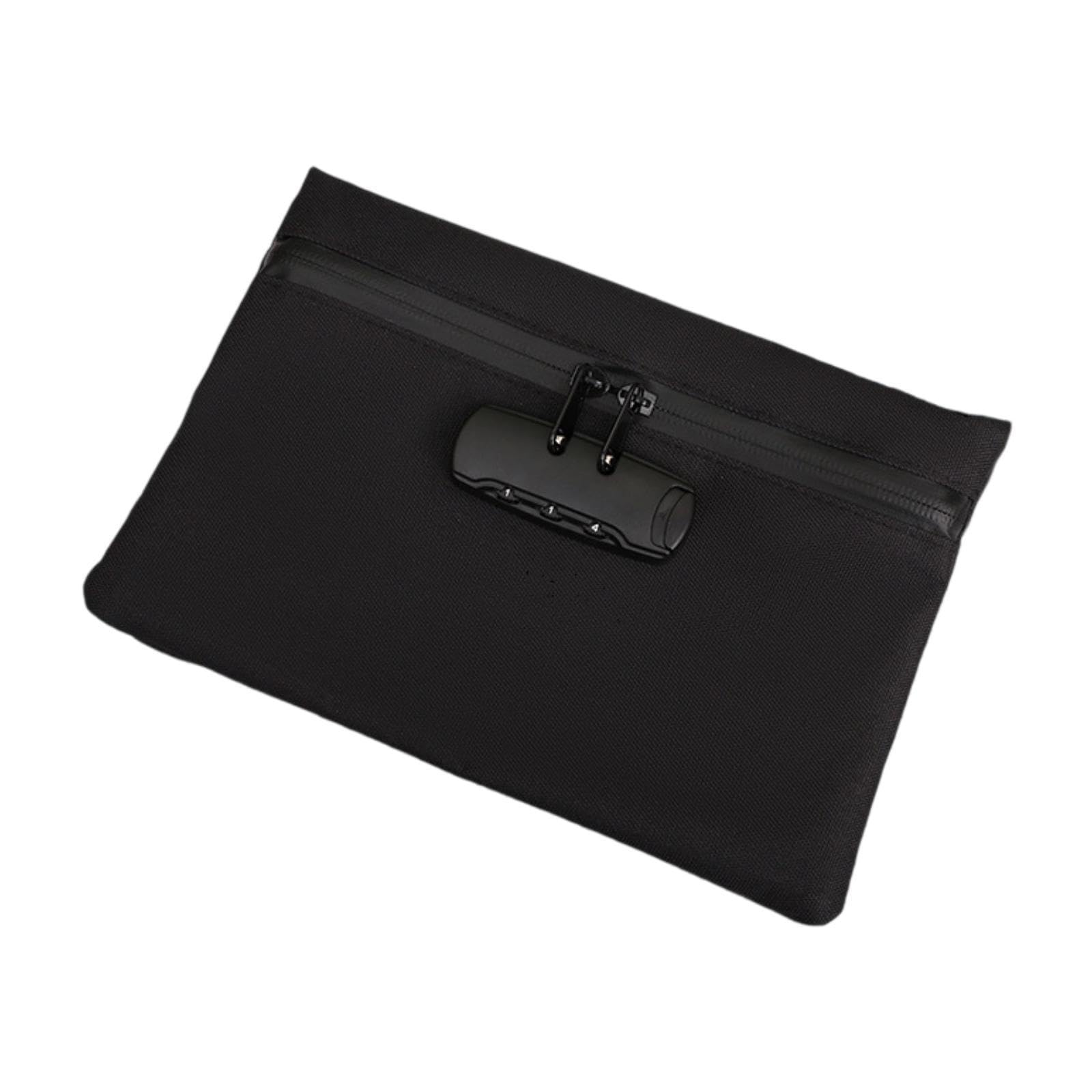 ujeavette Lockable Money Purse Travel Utility Locking Bank Bag for Jewelry Watch Black-picture-12