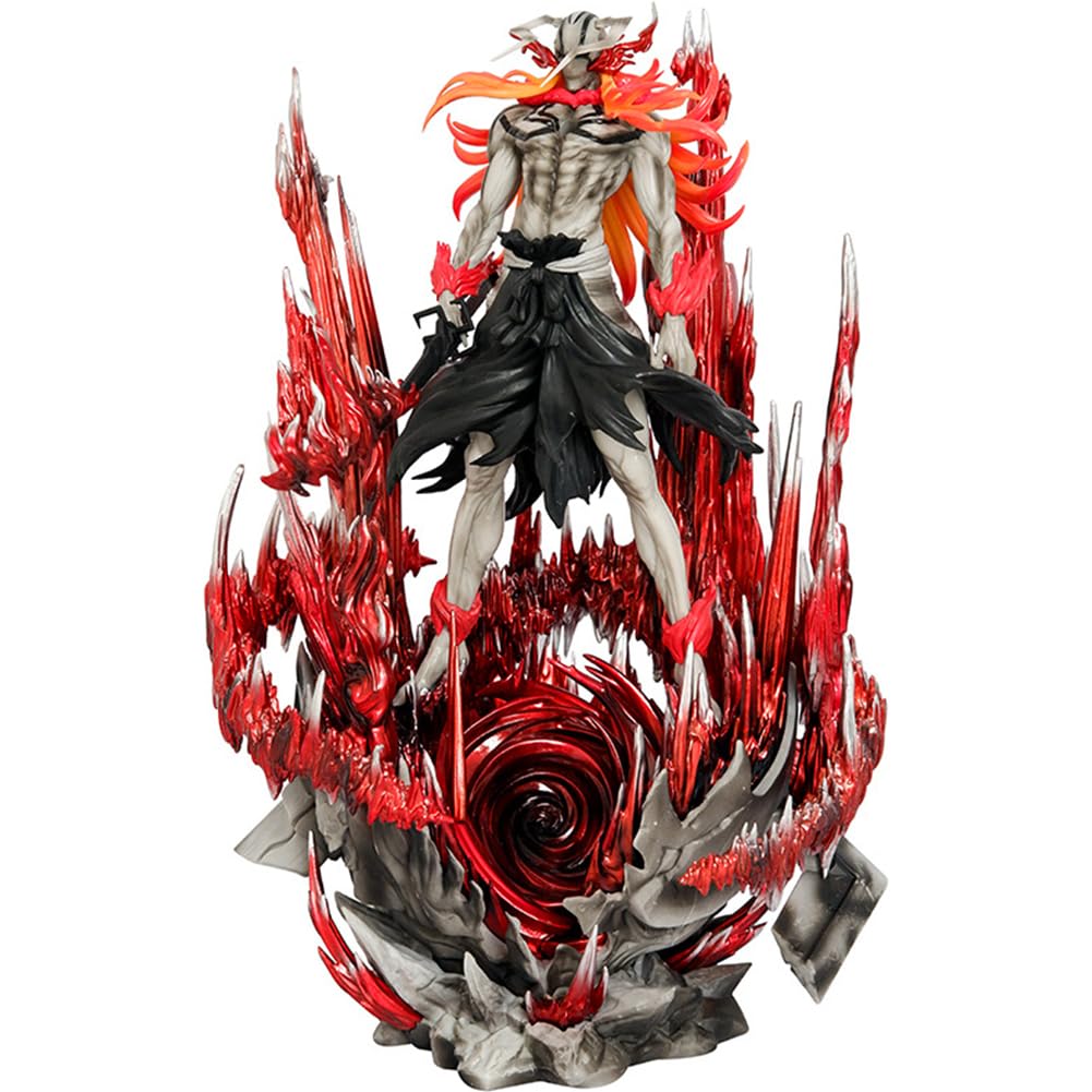 Pusta Ichigo figurka duża 32 cm Deluxe podstawa Ver. Horned Ichigo bitwa figurka akcyjna duża statuetka anime model kolekcjonerski ornament prezenty