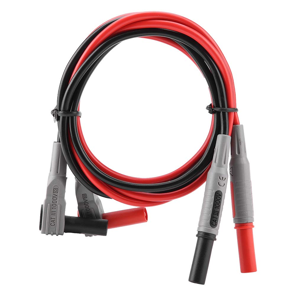 28Pcs Bananenstecker Austauschbarer elektronischer Messleitungssatz mit Multimeter-Messkabel mit Bananenstecker und Krokodilklemme