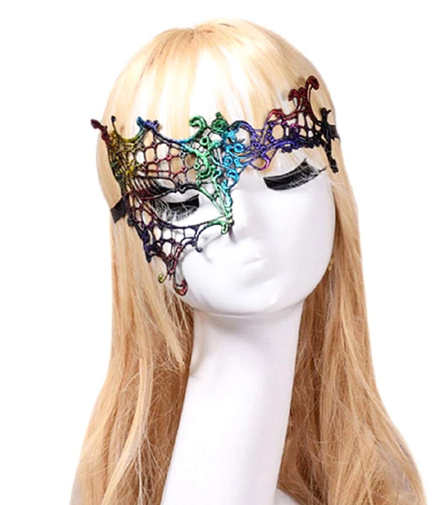 KIRALOVE Venetian Mask - Multicoloured - Macrame - Halloween - Carnival - Original Gift Idea - Man - Unisex Model 4 - Image 4
